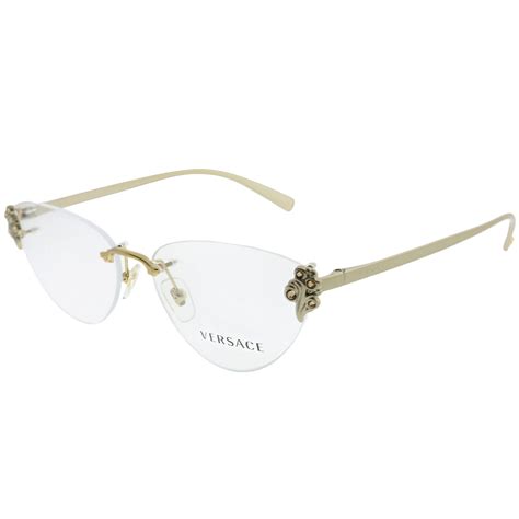 rimless versace glasses|Versace rimless glasses for women.